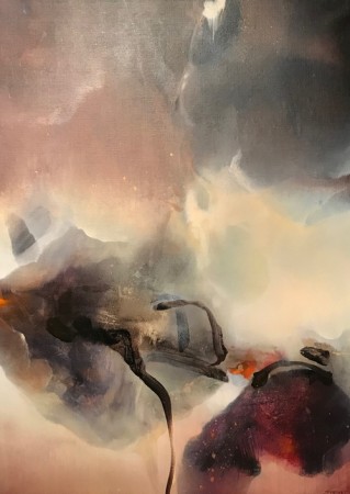 signe (acrylique sur toile 100 x 73 cm)